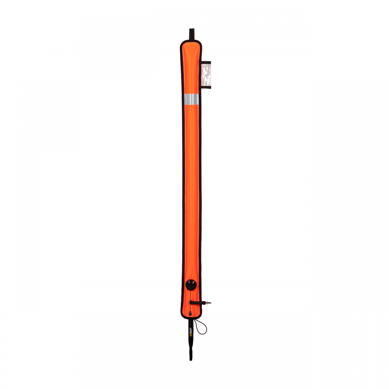 Closed dive alert surface marking buoy narrow, orange - 140 cm