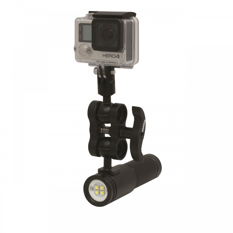 Adaptateur GoPro, caméra et éclairage pour support compteur vélo Morsa