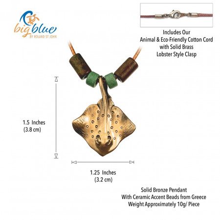 raie-collier-bronze-et-perles-made-in-canada