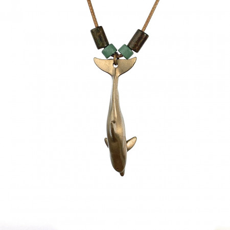 pendant-dolphin-bronze-and-pearls-made-in-canada
