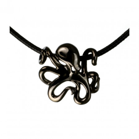 collier-hematite-noir-pieuvre-made-in-canada