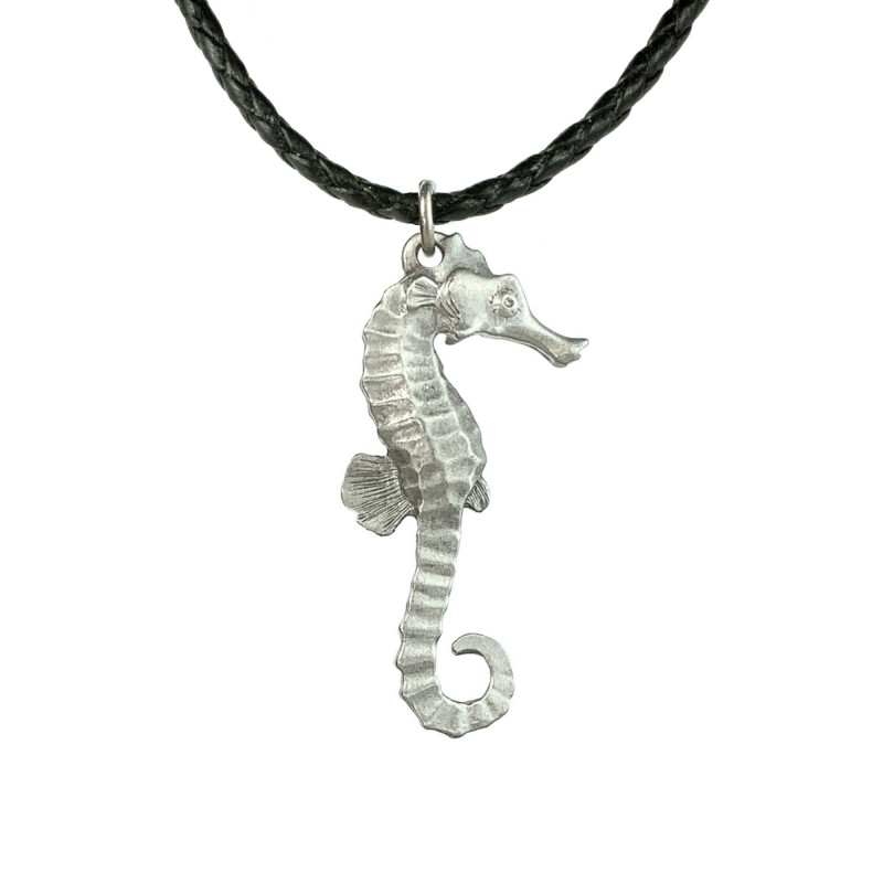 hippocampe-collier-étain-made-in-canada